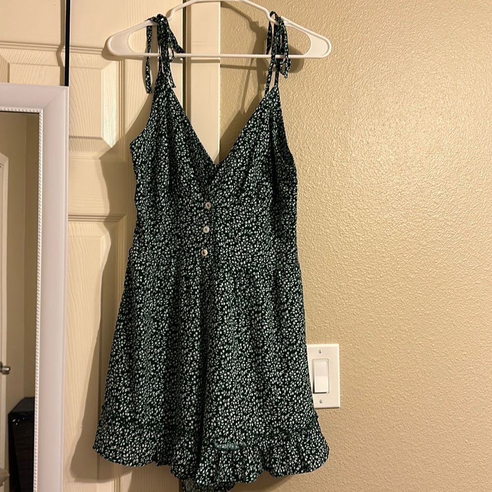 Beautiful Green Romper • Princess Polly